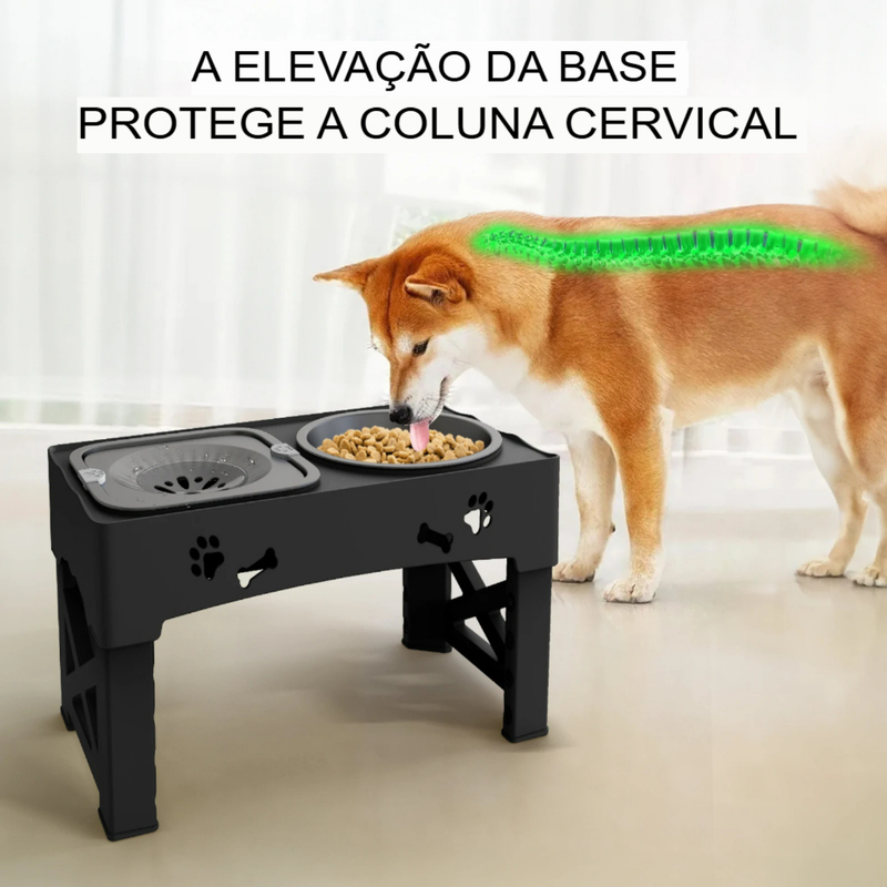 Tigela 3 em 1 com Altura Ajustável