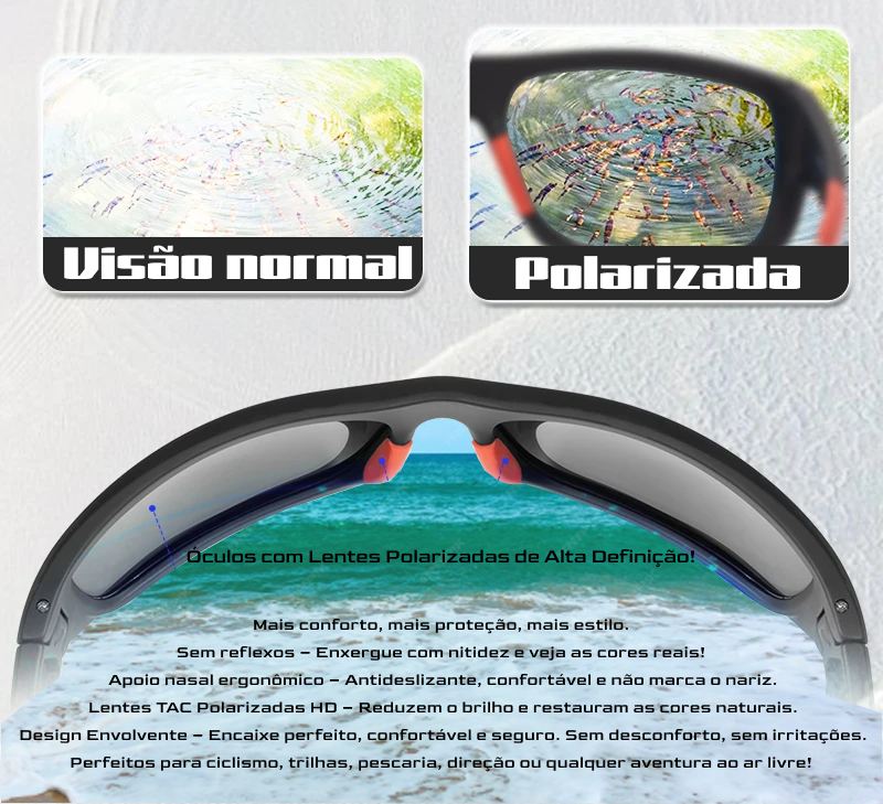 Óculos de Sol Polarizados