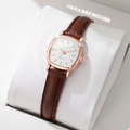 Relógio Feminino Elegante em Couro