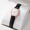 Relógio Feminino Elegante em Couro