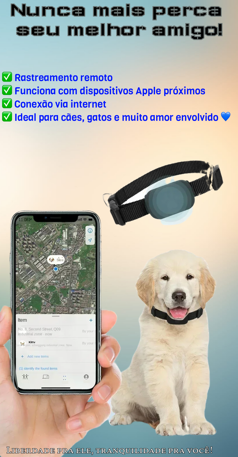 Rastreador GPS para Pets