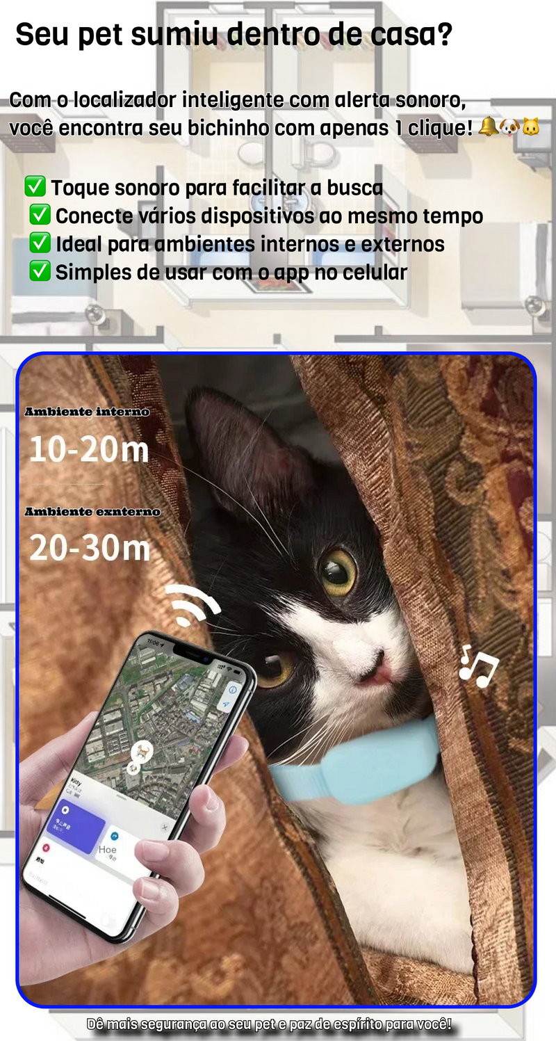 Rastreador GPS para Pets
