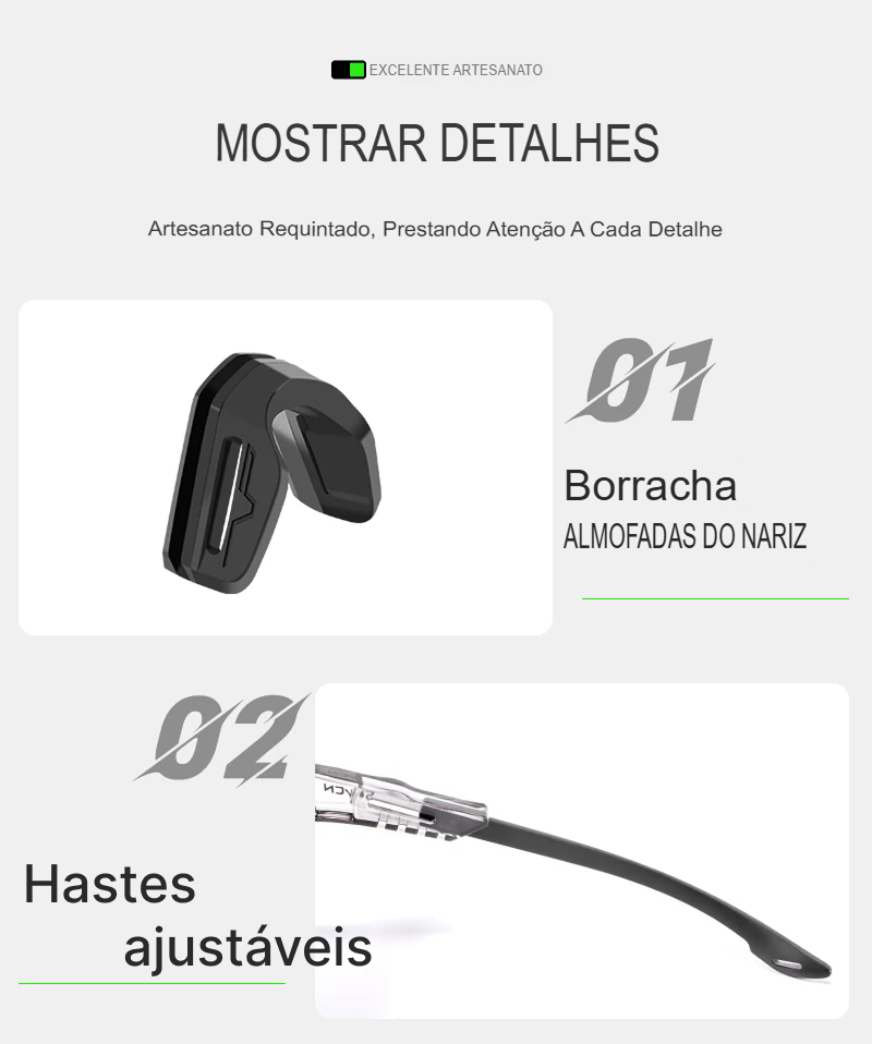Óculos Ciclismo Polarizado