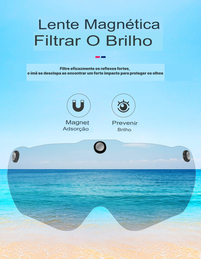 Capacete ROCKBROS Integrado – 4 Cores, 274g, com Óculos Magnético