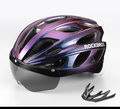 Capacete ROCKBROS Integrado – 4 Cores, 274g, com Óculos Magnético