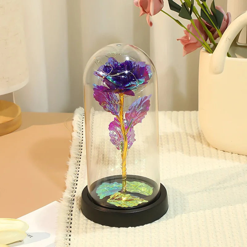 Rosa LED Decorativa com Luz