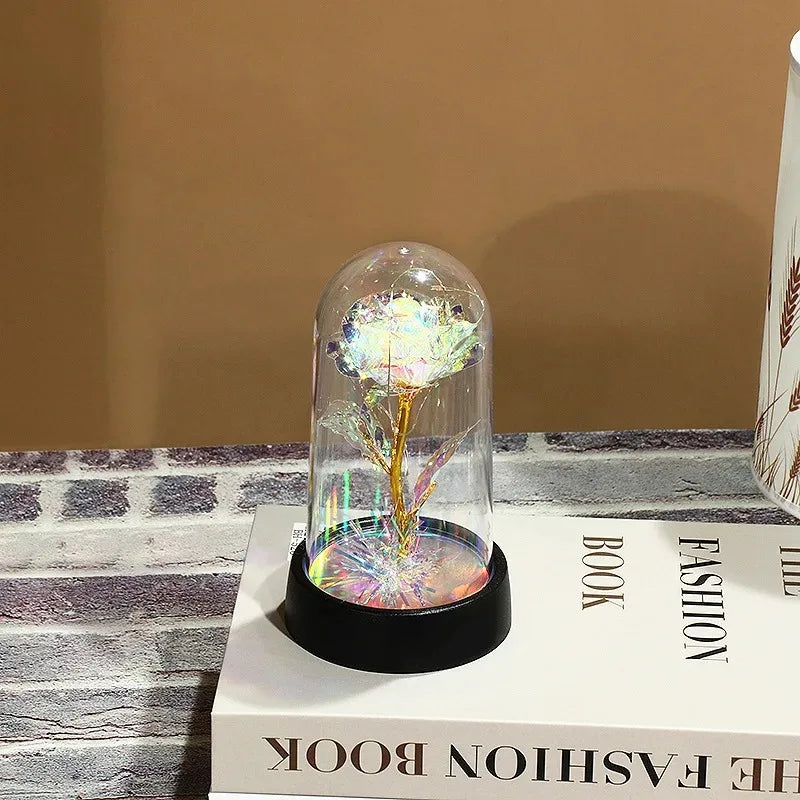 Rosa LED Decorativa com Luz