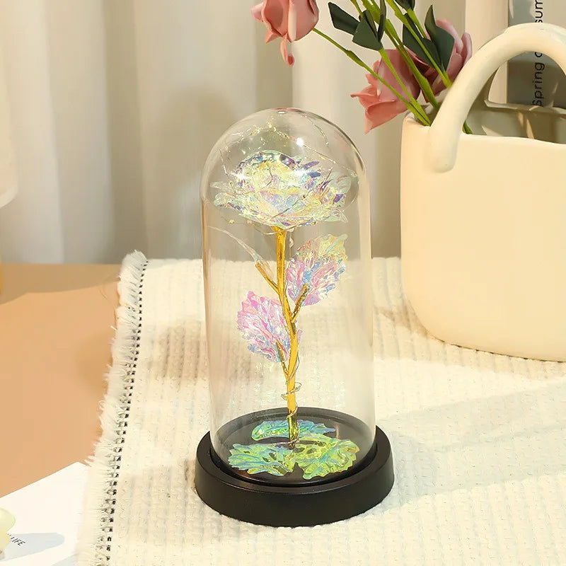 Rosa LED Decorativa com Luz