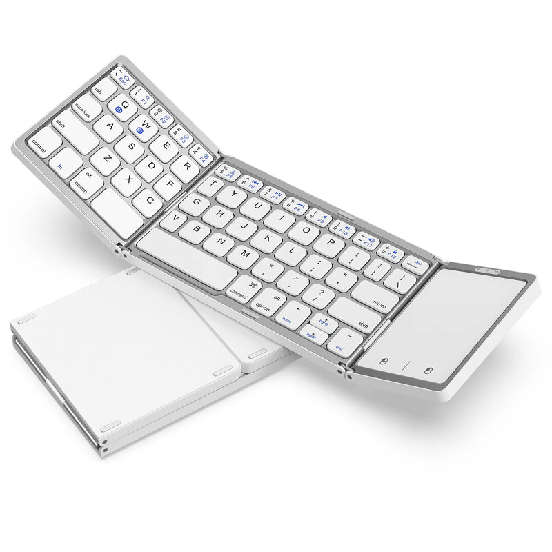 Teclado Bluetooth sem fio dobrável Seenda
