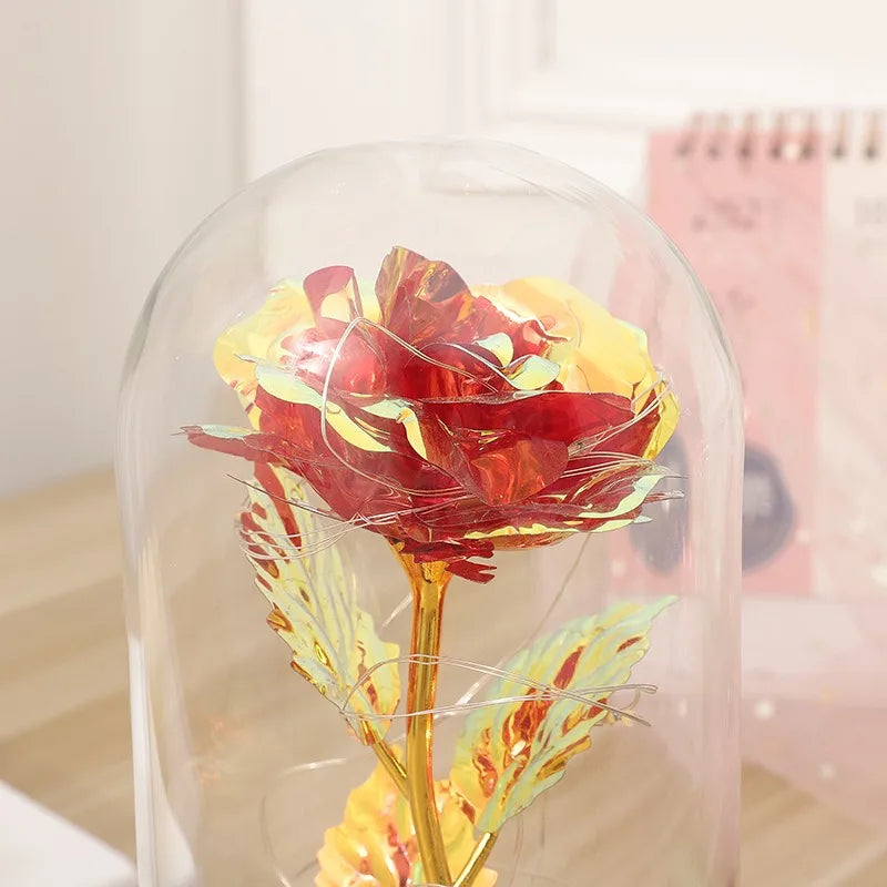 Rosa LED Decorativa com Luz