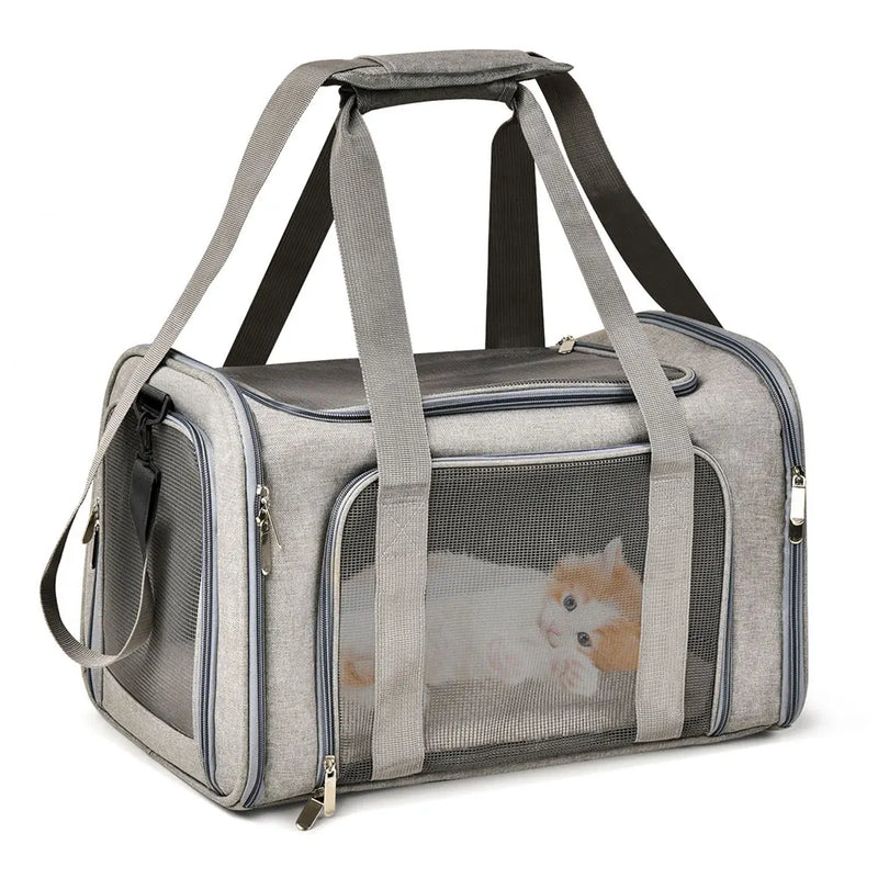 Mochila Pet Clássica com Tela Resistente
