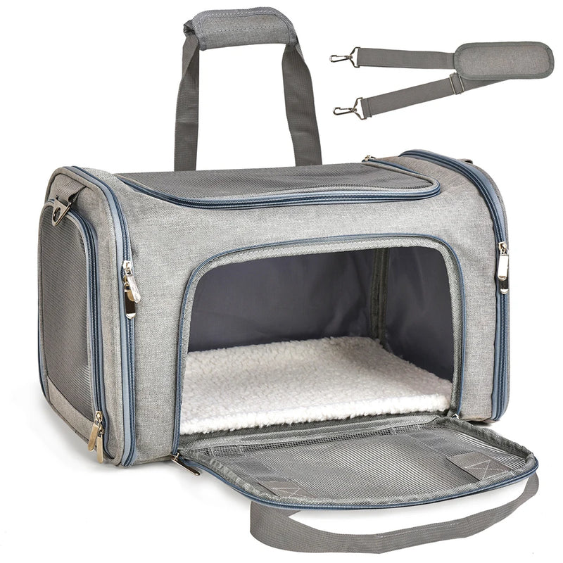 Mochila Pet Clássica com Tela Resistente