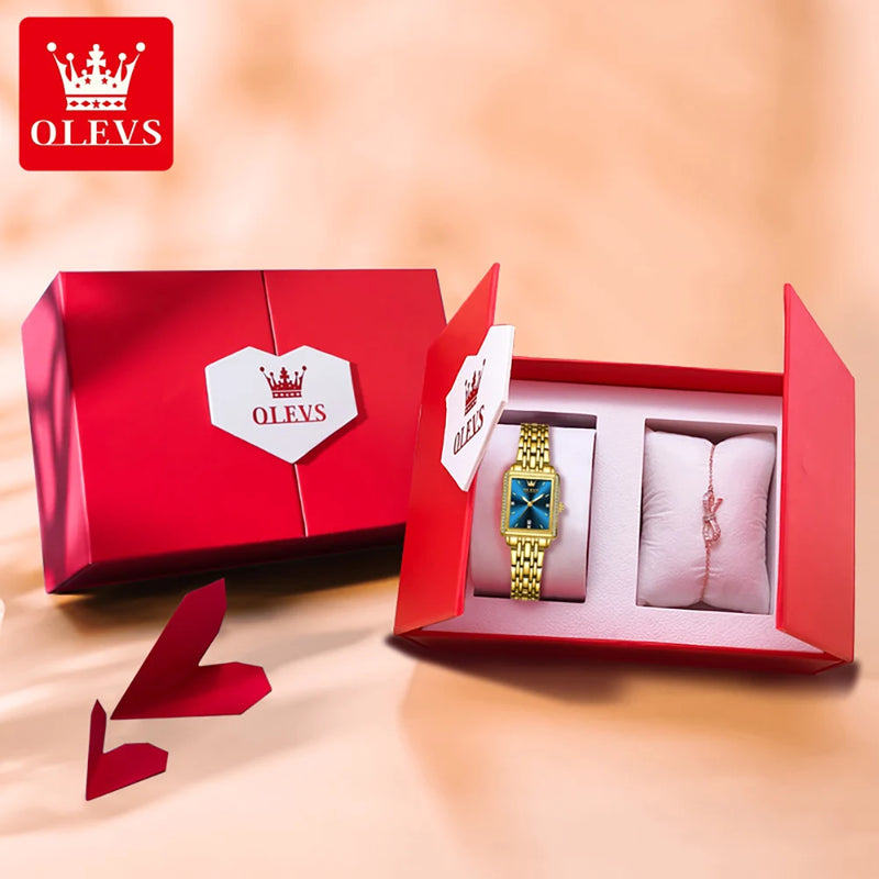 Relógio OLEVS – Luxo e Sofisticação  A Joia Perfeita pra Mulher Moderna