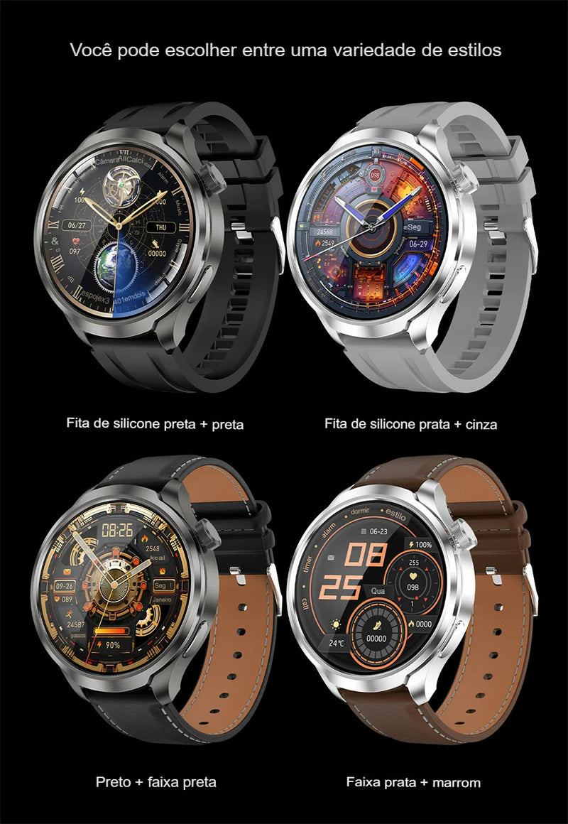 Relógio Inteligente 2025: 25+ Funções com NFC, GPS e Bluetooth