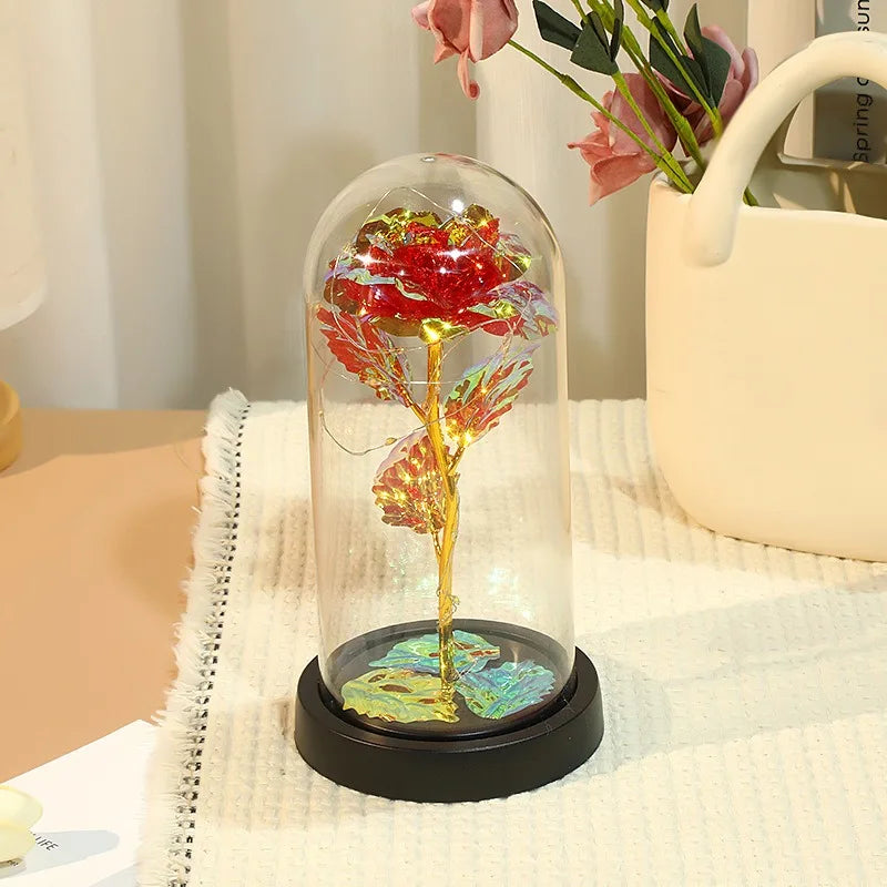 Rosa LED Decorativa com Luz