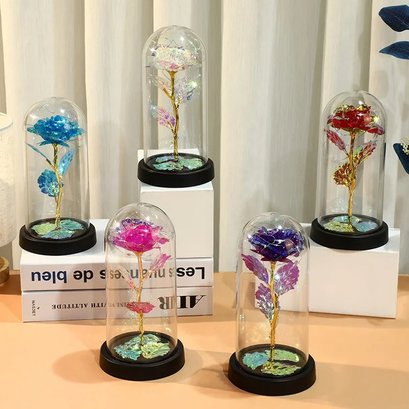 Rosa LED Decorativa com Luz