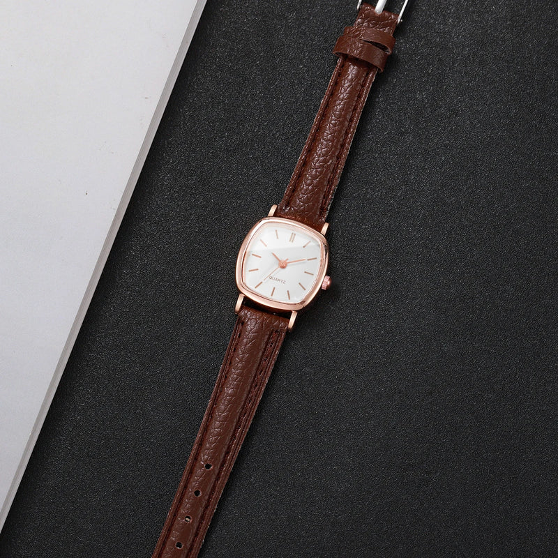 Relógio Feminino Elegante em Couro