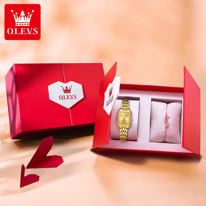 Relógio OLEVS – Luxo e Sofisticação  A Joia Perfeita pra Mulher Moderna