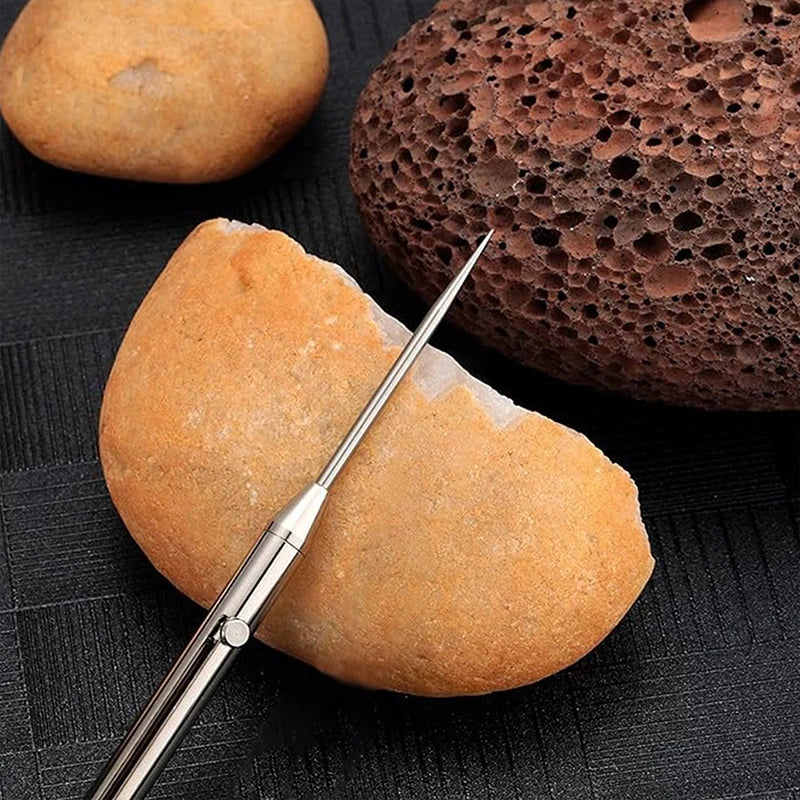 Palito Retrátil de Titânio Ecológico e Reutilizável