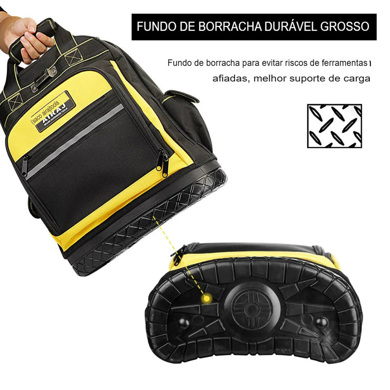 Mochila AIRAJ Ferramentas – Base Antiderrapante e  Impermeável