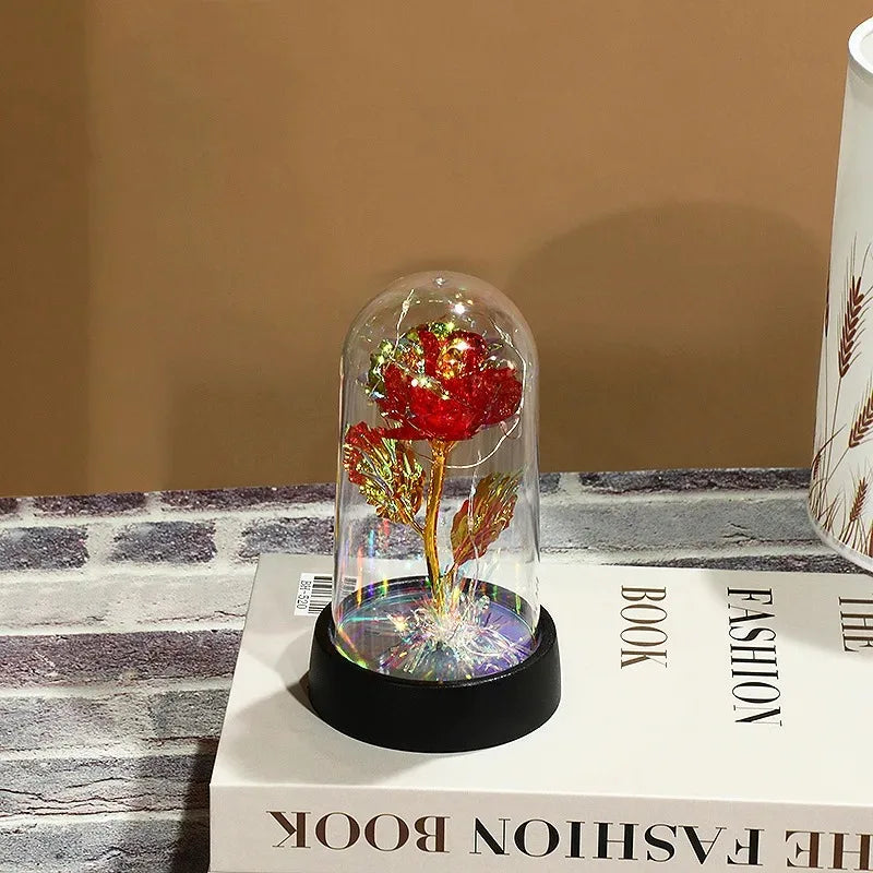 Rosa LED Decorativa com Luz