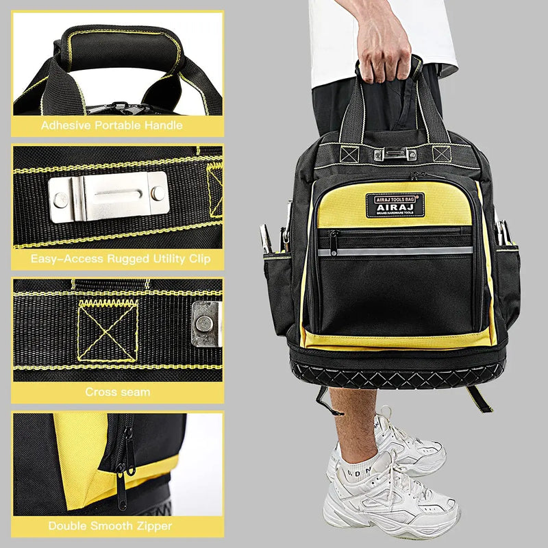 Mochila AIRAJ Ferramentas – Base Antiderrapante e  Impermeável