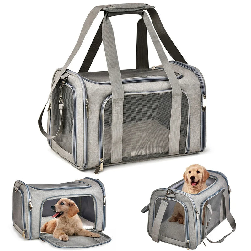 Mochila Pet Clássica com Tela Resistente